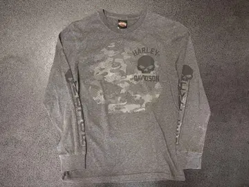 가격 인하 HARLEY DAVIDSON 그레이 티셔츠 사이즈 M