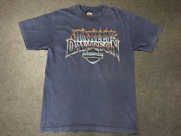 HARLEY DAVIDSON 네이비 티셔츠 사이즈 L