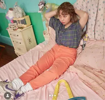 페코 클럽 빈티지 라이크 워시 컬러 팬츠