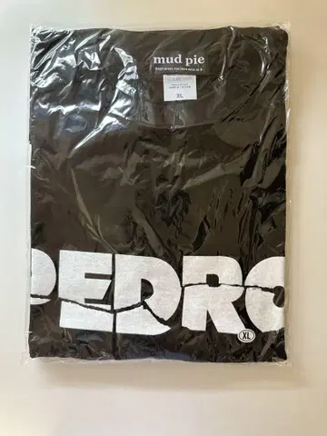 PEDRO 티셔츠 XL 블랙 아유니 D
