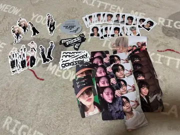 RIIZE ODYSSEY 사진집 트레이딩 카드 스티커 모음 약 86점