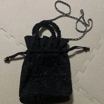 체스티 자카드 숄더백