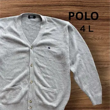 POLO BCS 가디건 4L 그레이 빅 사이즈