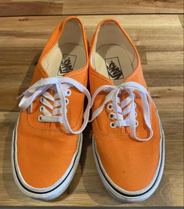 VANS 오렌지 스니커즈