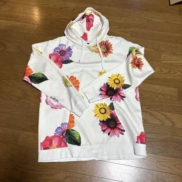 HarlemRoung 꽃무늬 후드티 L 사이즈