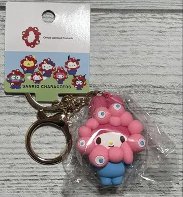 마이멜로디 산리오 밉밉 입체 마스코트 컬러 키링