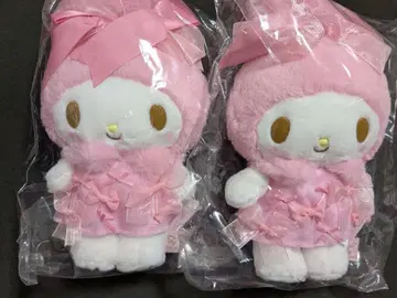 2개 세트 마이멜로디 벌스데이 인형 리본 공주 산리오
