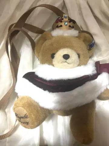 Angelicpretty Clown Bear 봉제 인형 파우치 와인