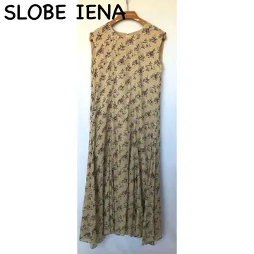 SLOBE IENA 꽃무늬 슬리브리스 원피스