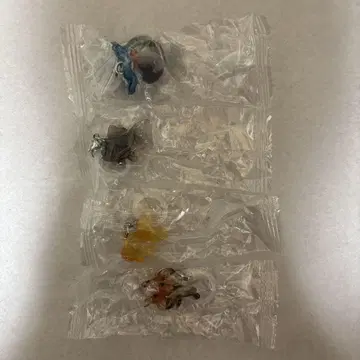 가챠 우산 금붕어 메지루시 액세서리 4종