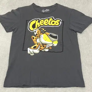 US 구제 의류 Cheetos 치토스 캐릭터 티셔츠 그레이 사이즈 S