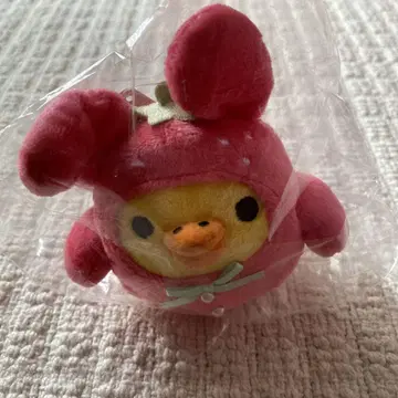 리락쿠마 스트로베리 파티 매달린 봉제 인형 키이로이토리