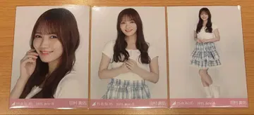 노기자카46 브로마이드 타무라 마유 프릴 미니 스커트 3종 컴프