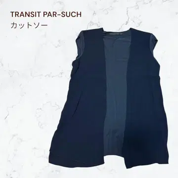 TRANSIT PAR-SUCH 트랜짓 파사치 슬리브리스 티셔츠