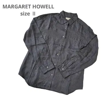 MARGARET HOWELL 마가렛호웰 린넨 100% 다크 그레이