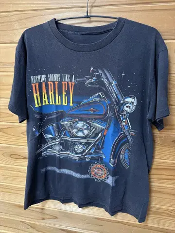 할리 데이비슨 90s 티셔츠 양면 텐더 로인