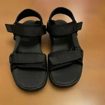 남성용 블랙 샌들 26.0 cm