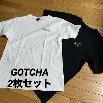 GOTCHA 갓차 티셔츠 2장 세트 반팔 서핑 L 사이즈