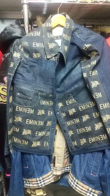 환상 Eminemd12 로고 데님 자켓