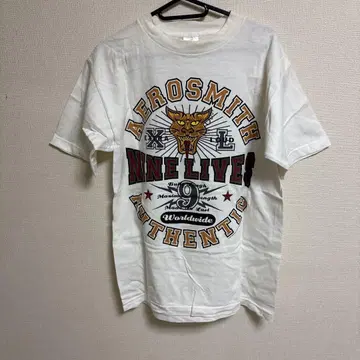 AEROSMITH NINE LIVES 티셔츠 M 사이즈