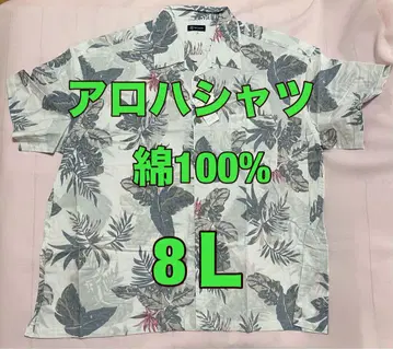 알로하 셔츠 면 100% 사카젠 8L