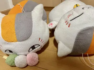 냥코 선생님 만푸쿠 봉제 인형 2개 세트