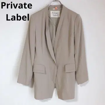 프라이빗 라벨 노카라 자켓 여성용 아우터 베이지 M