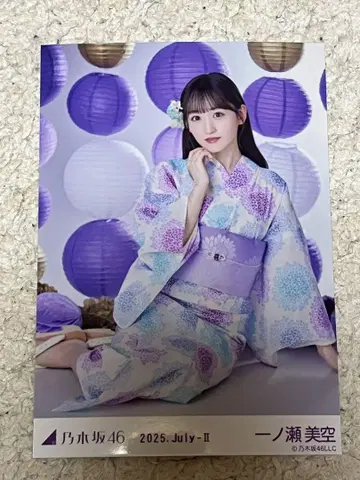 노기자카46 한여름의 전국 투어 브로마이드 레어 이치노세 미쿠