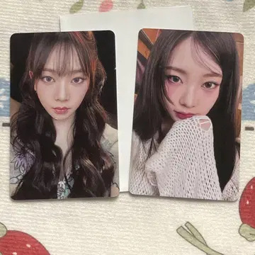 aespa 카리나 구매 혜택 6000엔 펜미 팬미 트레이딩 카드 2장