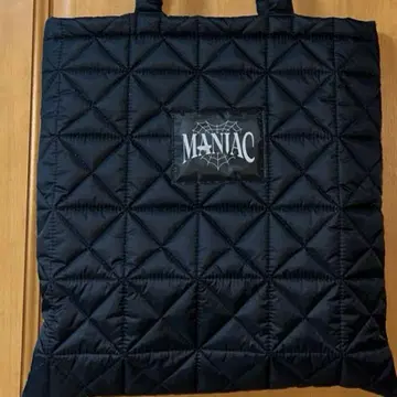 Stray kids MANIAC 퀼팅 토트백 슬로건