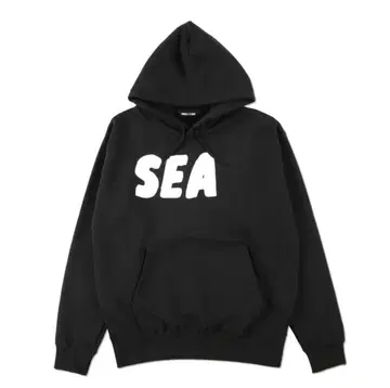 WIND AND SEA 블랙 후드티