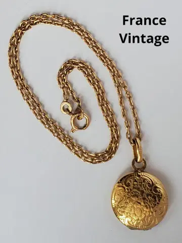 France Vintage 빈티지 로켓 펜던트 주얼리