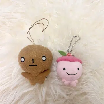 산엑스 san-x 코게판 베리빵 봉제 인형 키링 세트