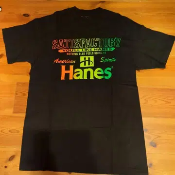 Hanes SATISFACTORY 티셔츠 블랙