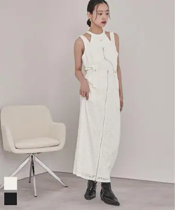 miette 레이스 뷔스티에 원피스 아이보리