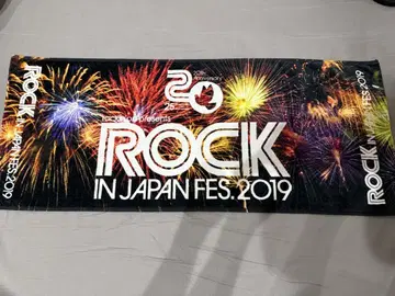 로큰 2019 페이스 타월 불꽃놀이