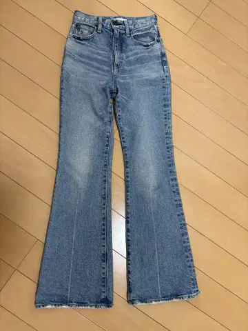 MOUSSY 하이웨스트 플레어 팬츠 데님