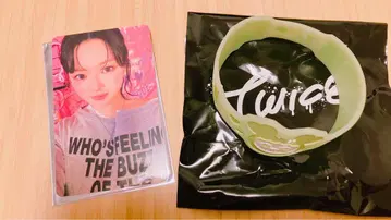 twice 팝업 러버 밴드 혜택 트레이딩 카드 정연
