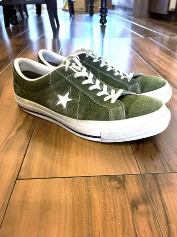 CONVERSE 원 스타 J 스웨이드 스니커즈 그린