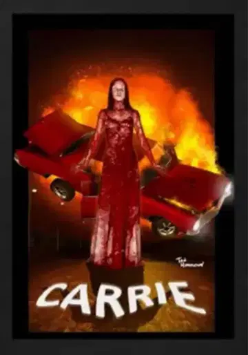 칼리 영화 Carrie 티셔츠 호러 스릴러 스티븐 킹