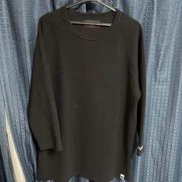 SAPEur 블랙 7부 티셔츠 L