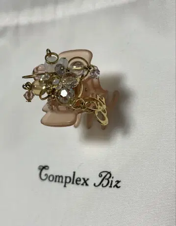 Complex Biz 장식용 헤어 클립 핑크