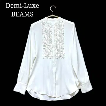 Demi-Luxe 빔즈 조젯 프릴 블라우스 빔즈