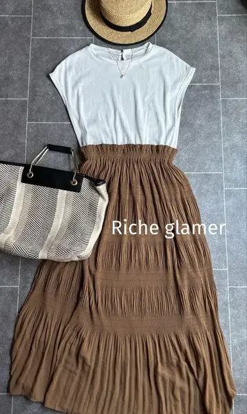 Riche glamer 리셰 글래머 절개 썸머 원피스