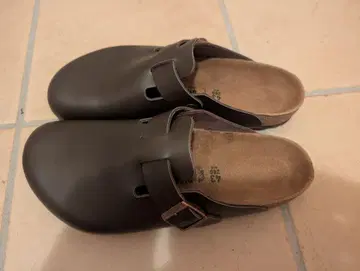 버켄스탁 보스턴 가죽 샌들 슬립온 28.0cm