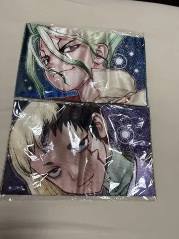 Dr.STONE 캐릭터 대형 타월 이시가미 치쿠사 아사기리 겐 미개봉