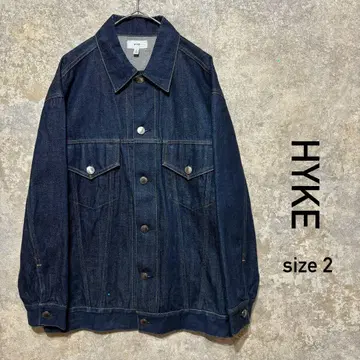 HYKE 하이크 데님 자켓 데님 자켓 커버올