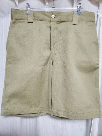 디키즈 카키 숏 팬츠