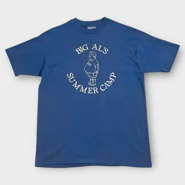 90s Hanes BIG AL'S SUMMER CAMP 티셔츠 헤인즈