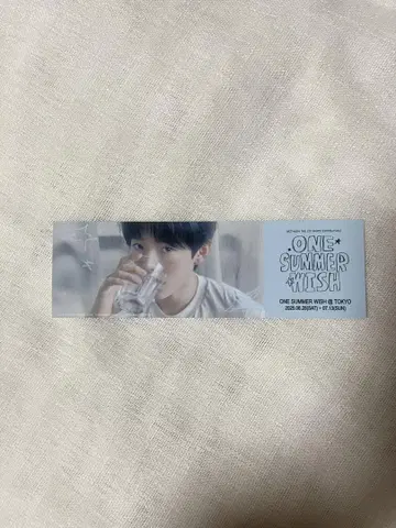 NCT WISH 유우시 ONE SUMMER WISH 입장 혜택 티켓